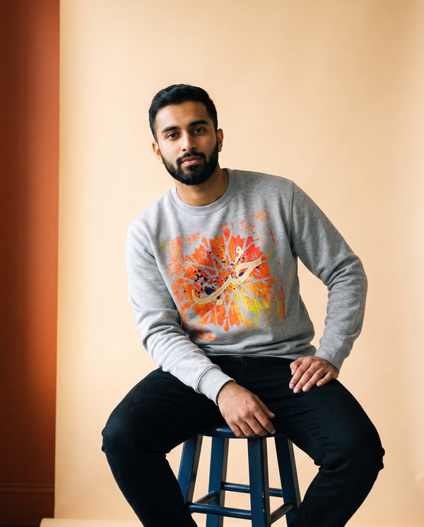 MOEBEER Sweatshirts collection - Hub Arabic calligraphy crewneck sweatshirt UK