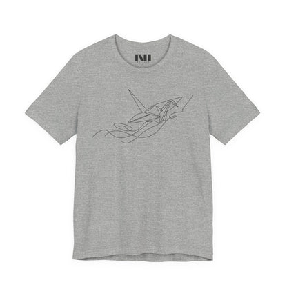  Origami Ray Tee - Moebeer #Athletic Heather