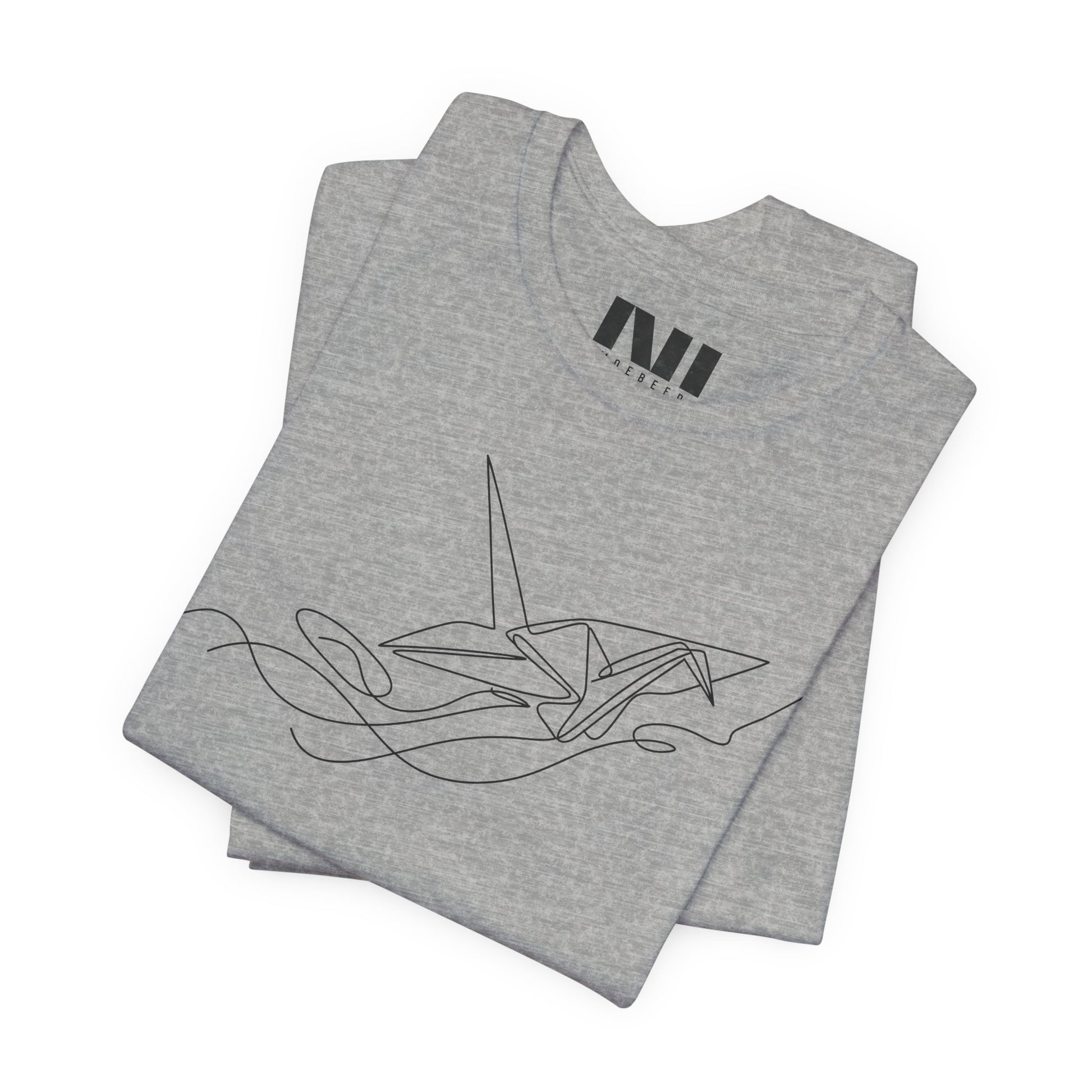  Origami Ray Tee - Moebeer #Athletic Heather