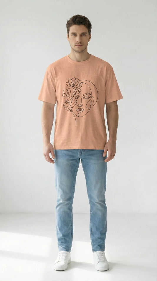 MM 2 with floral face #Heather Peach