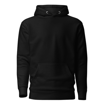 MOEBEER Hoodie featuring "Found" script over a colorful abstract paint design #Black
