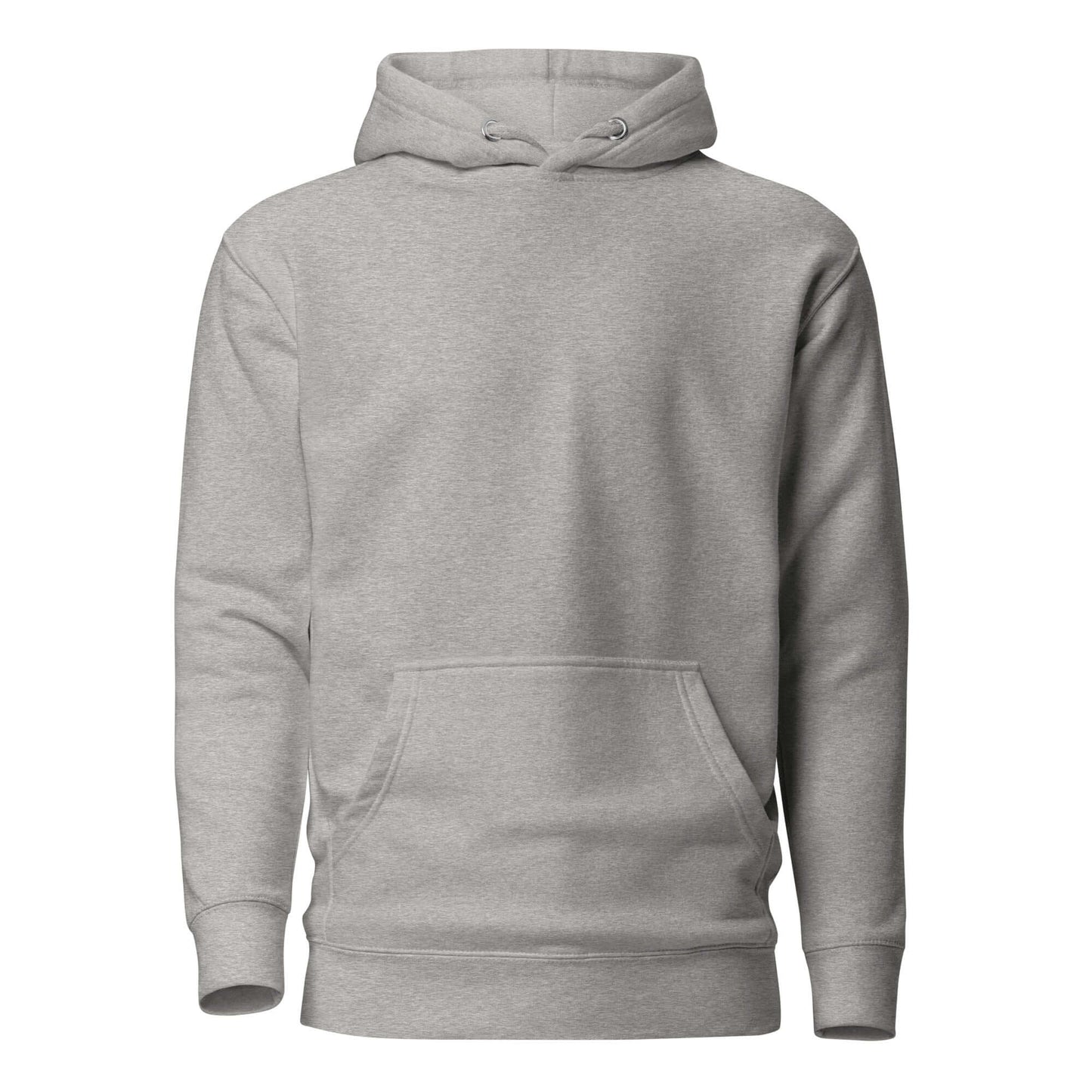 Salam Arabic calligraphy hoodie in gray, showcasing a comfortable and stylish design for peace ambassadors. #Carbon Grey