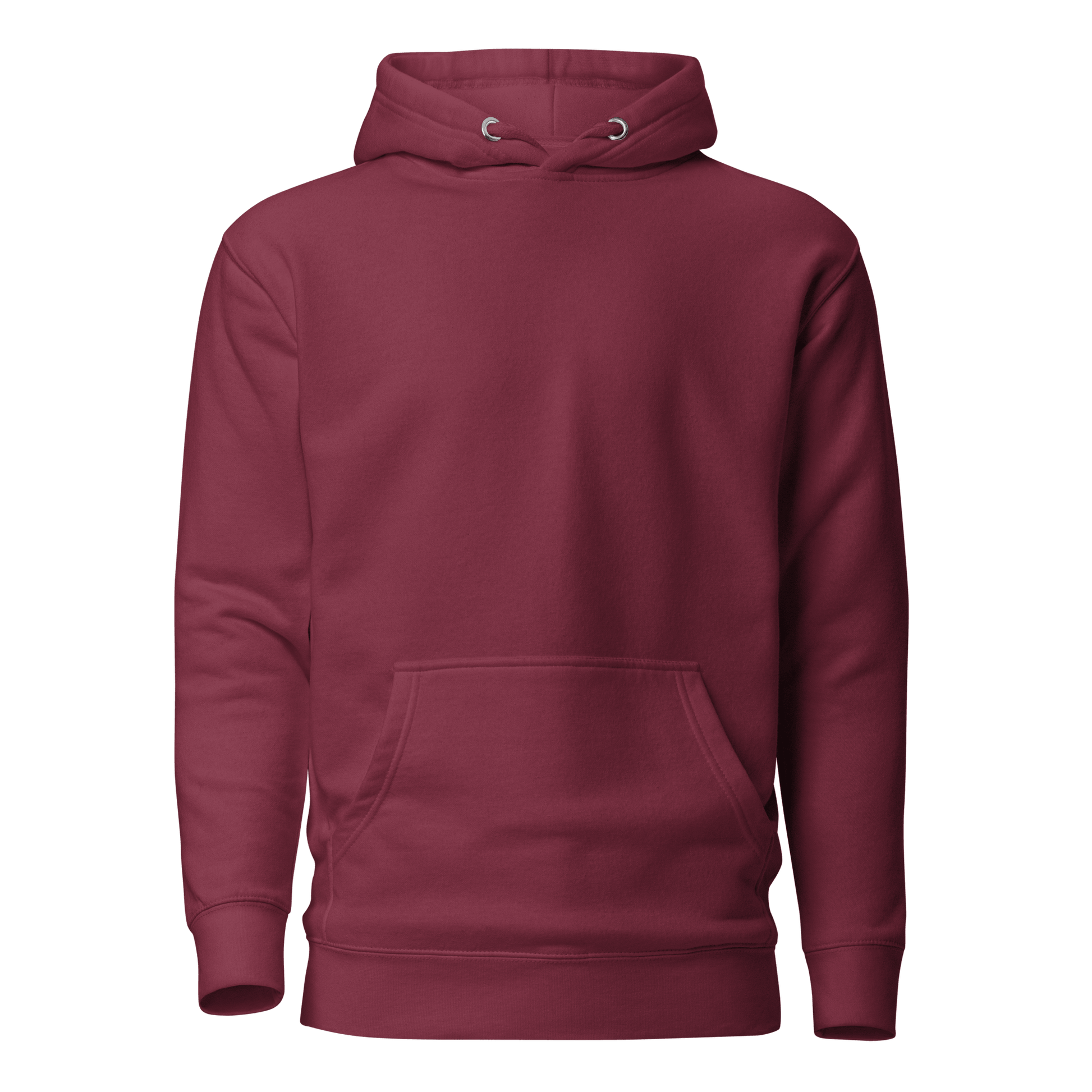 MOEBEER Hoodie Front plane #Maroon
