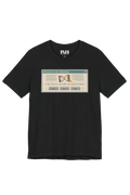 Attention Not Responding retro error dialog tailored fit t-shirt in black, studio catalog photo, MOEBEER UK #Black