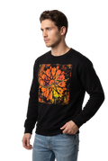 Hub love Arabic calligraphy sweatshirt in black, studio catalog photo, MOEBEER UK #Black