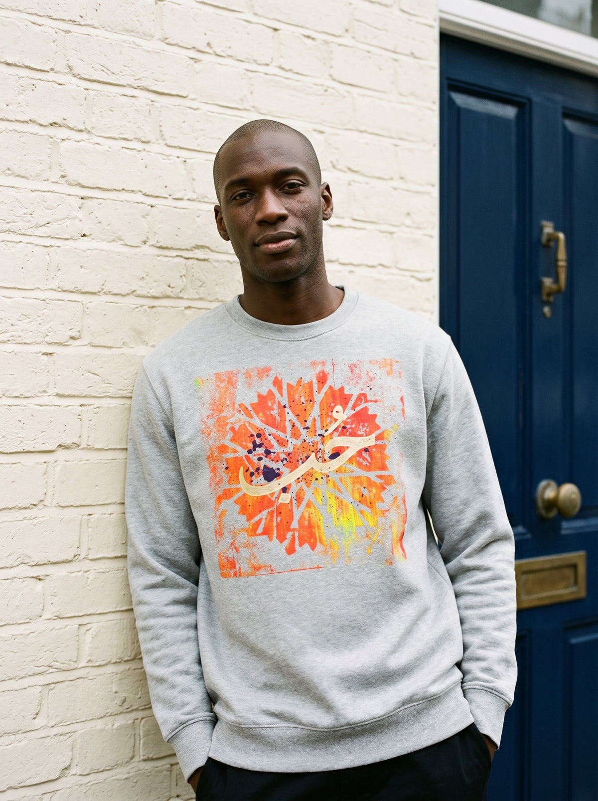 The Hub Sweatshirt worn on the body - MOEBEER lookbook 2