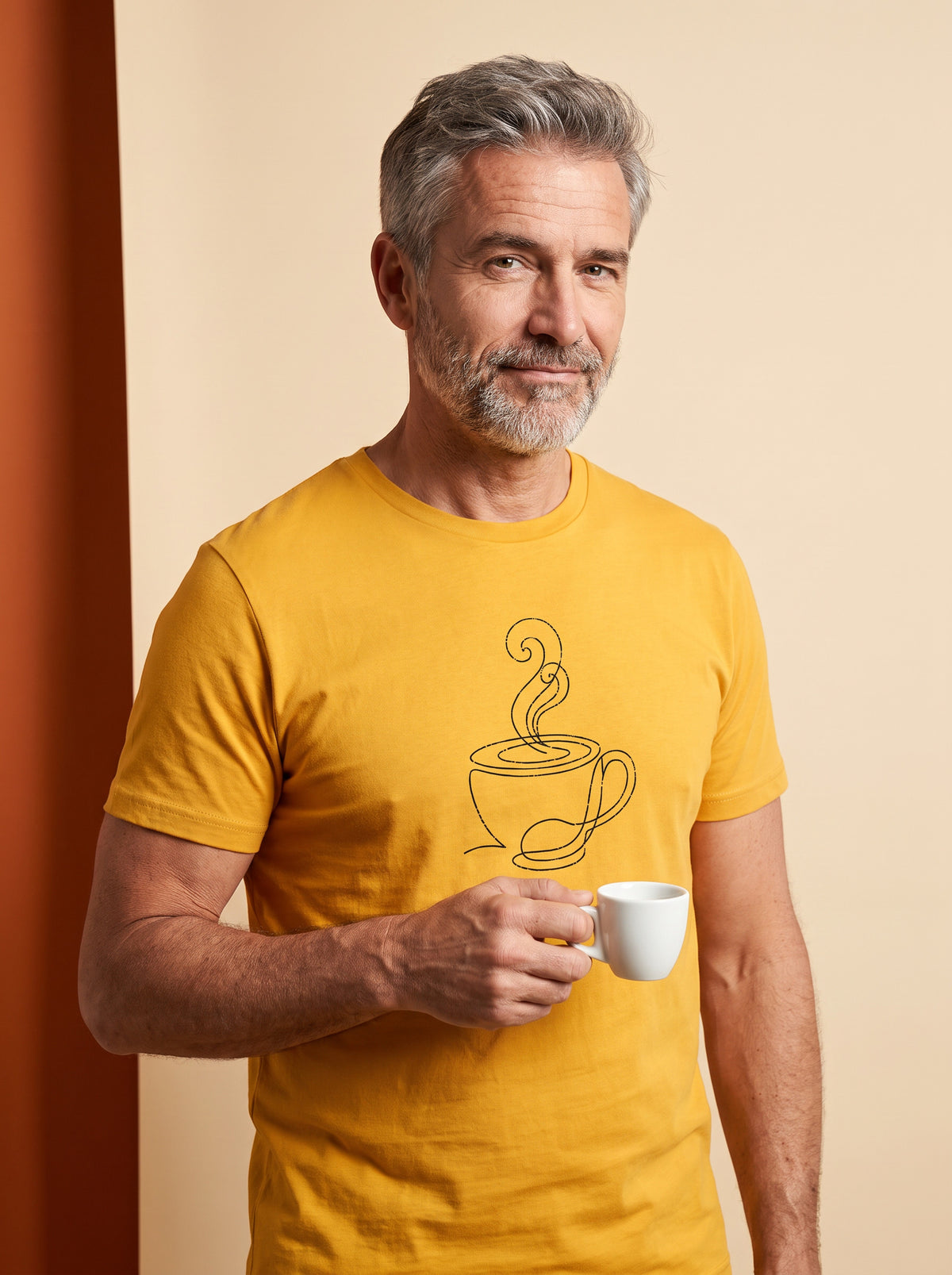 Morning Ritual T-Shirt worn on the body - MOEBEER lookbook 1
