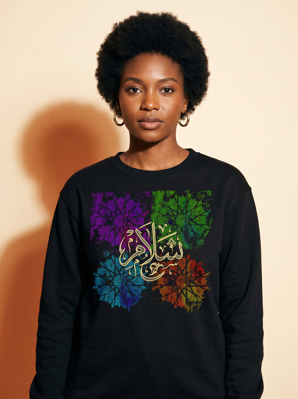 The Salam Sweatshirt worn on the body - MOEBEER lookbook 1