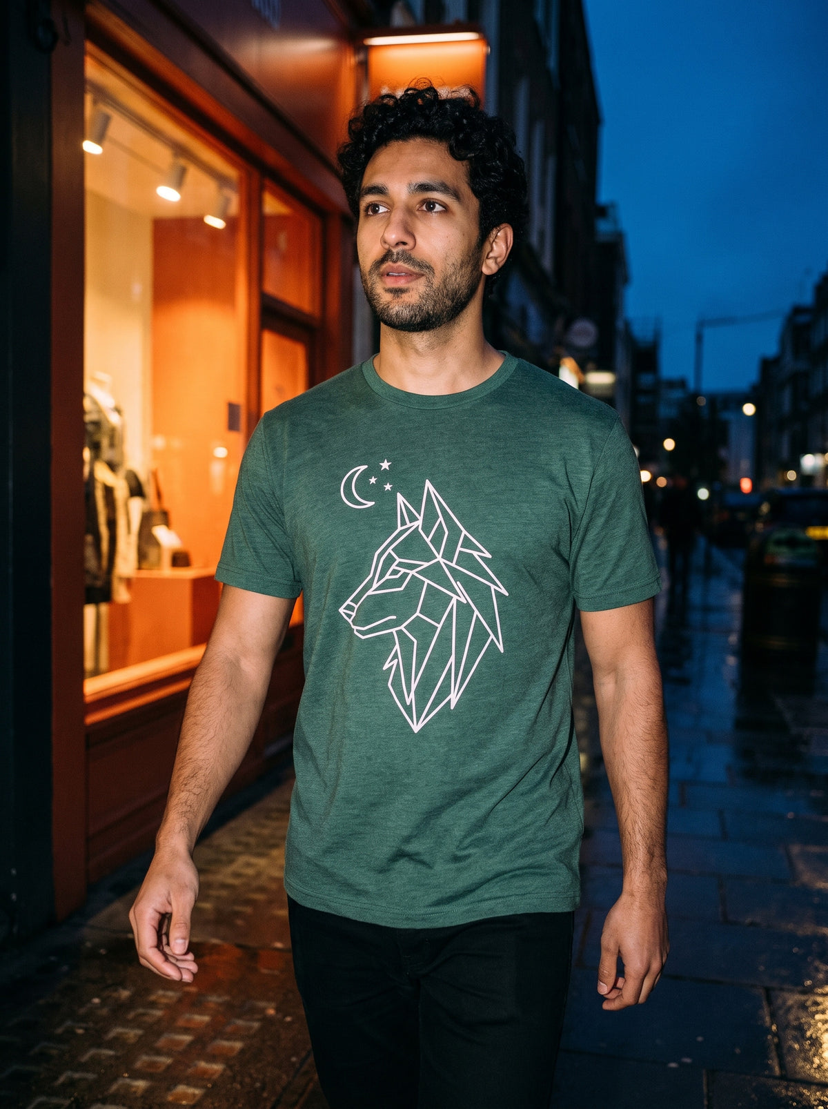 The Alpha T-Shirt worn on the body - MOEBEER lookbook 2