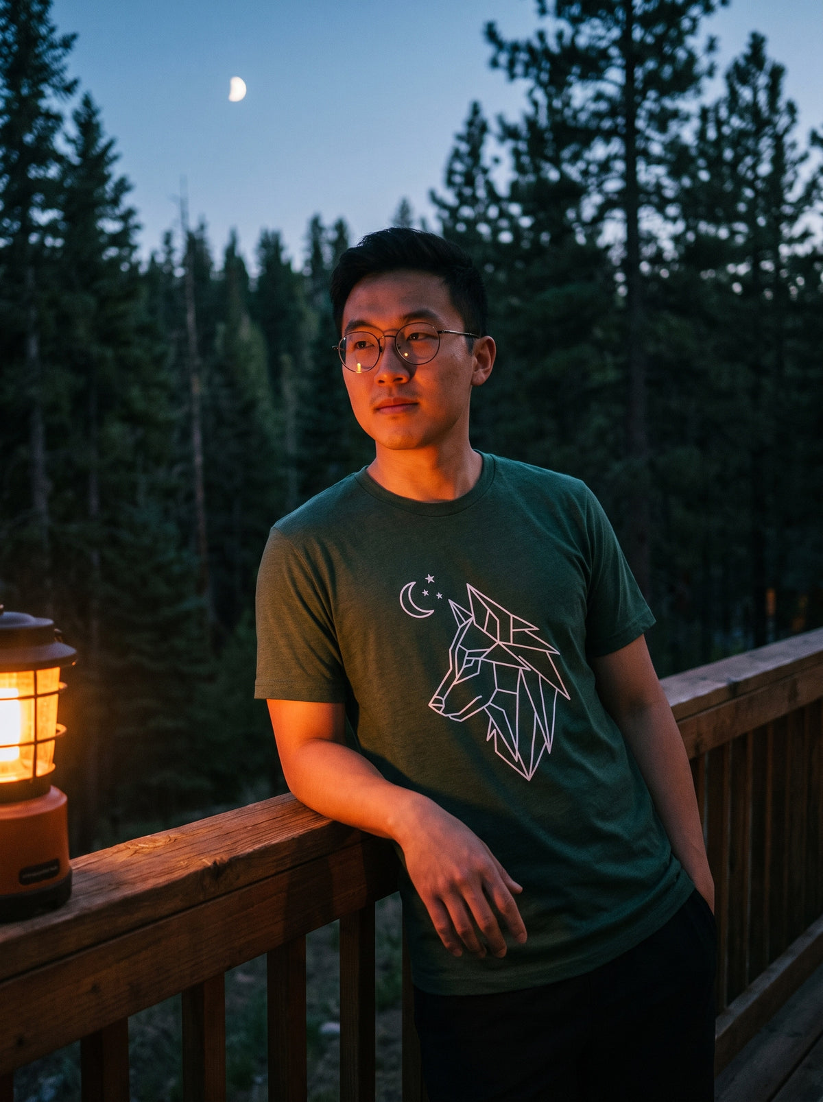The Alpha T-Shirt worn on the body - MOEBEER lookbook 3