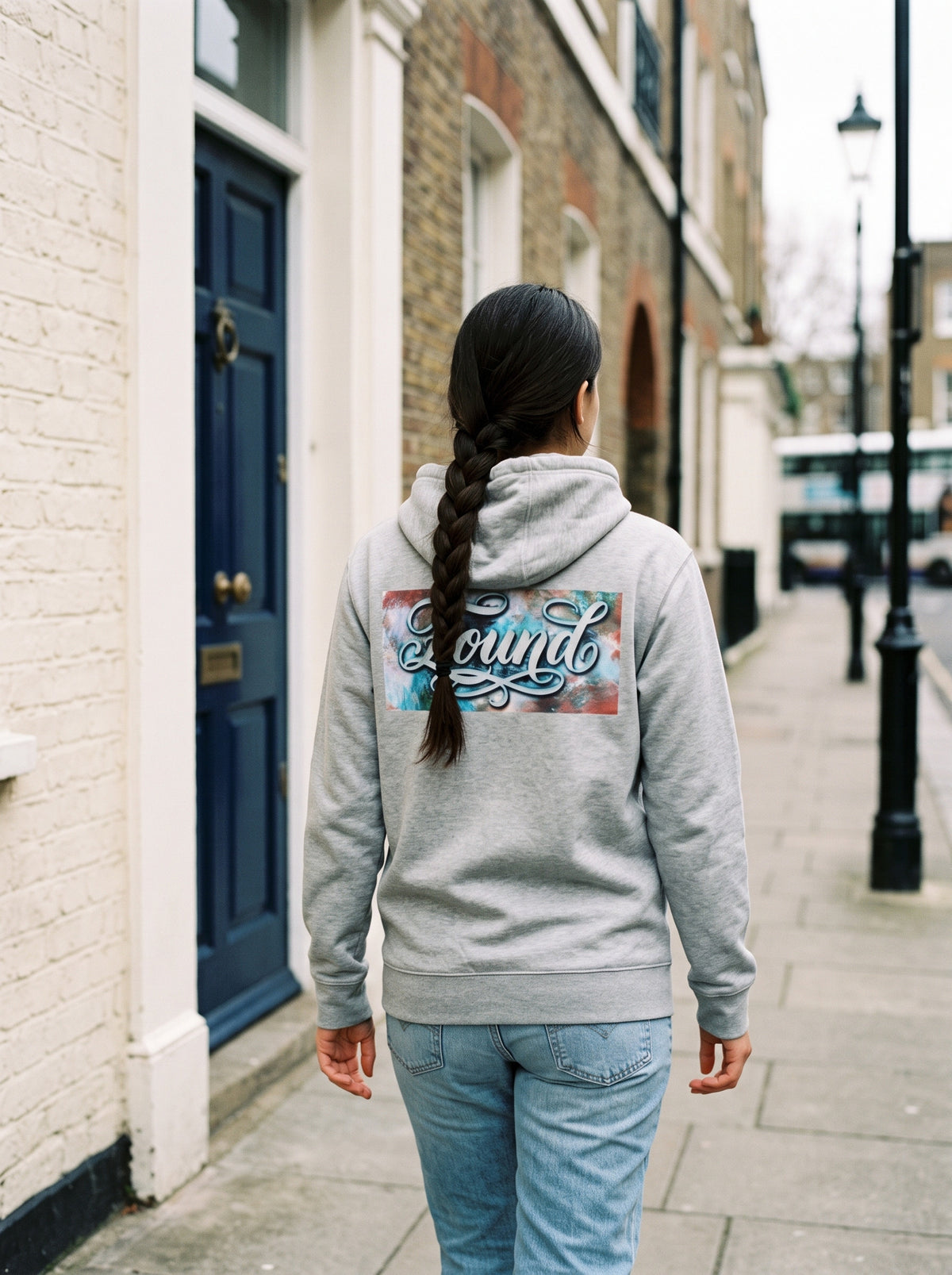 The Found Hoodie worn on the body - MOEBEER lookbook 2