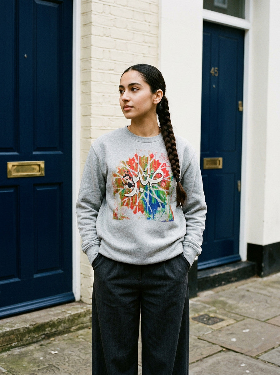 The Sabr Sweatshirt worn on the body - MOEBEER lookbook 2