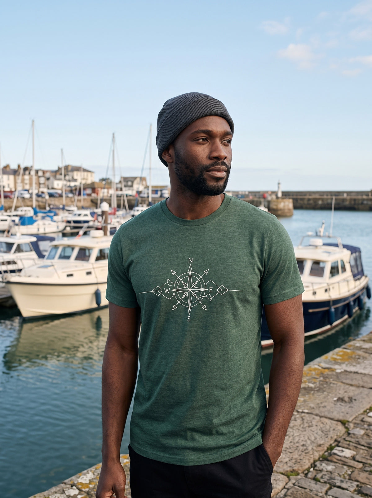 True North T-Shirt worn on the body - MOEBEER lookbook 2