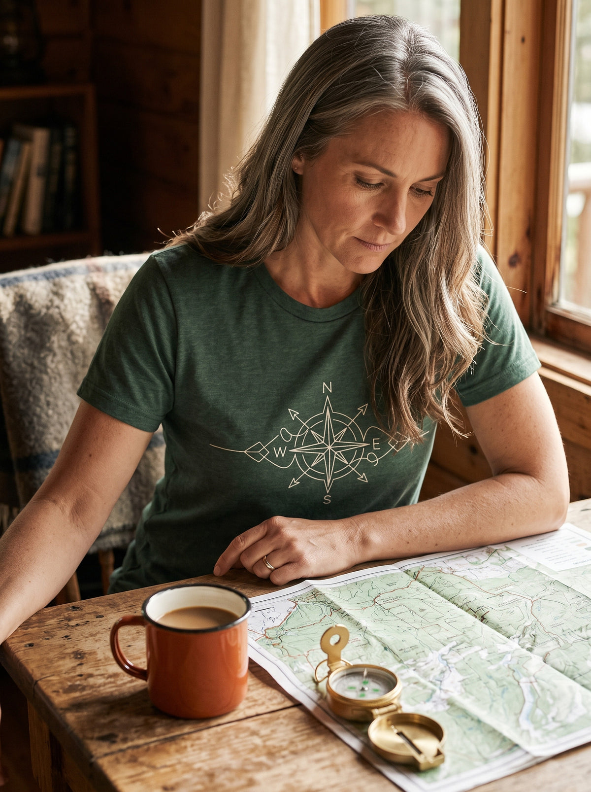 True North T-Shirt worn on the body - MOEBEER lookbook 3