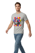 Sleep Is Just A Concept tailored fit t-shirt in athletic heather, studio catalog photo, MOEBEER UK #Athletic Heather